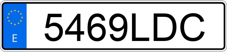 Numer rejestracyjny 5469LDC posiada FORD S-MAX