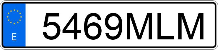 Numer rejestracyjny 5469MLM posiada BMW SERIE 4