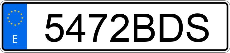 Numer rejestracyjny 5472BDS posiada TOYOTA LAND CRUISER SW