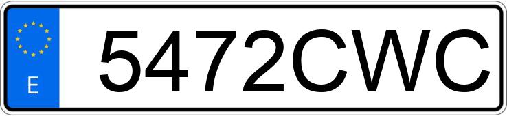 Numer rejestracyjny 5472CWC posiada MERCEDES VITO