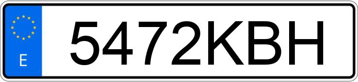 Numer rejestracyjny 5472KBH posiada HYUNDAI I20