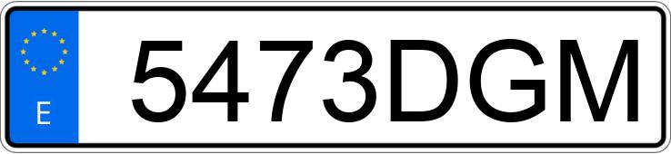 Numer rejestracyjny 5473DGM posiada SEAT LEON