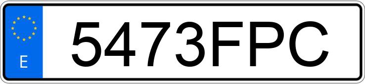 Numer rejestracyjny 5473FPC posiada CITROEN C4 GRAND PICASSO