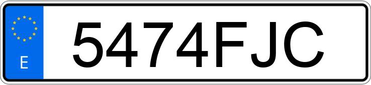 Numer rejestracyjny 5474FJC posiada FORD FOCUS