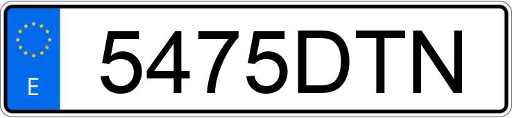 Numer rejestracyjny 5475DTN posiada MERCEDES C (203)