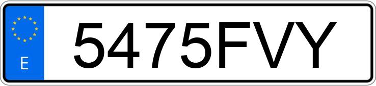 Numer rejestracyjny 5475FVY posiada RENAULT TRAFIC Numer rejestracyjny 5475FVY posiada RENAULT TRAFIC