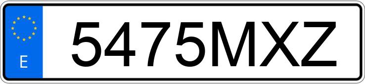 Numer rejestracyjny 5475MXZ posiada SKODA KAMIQ