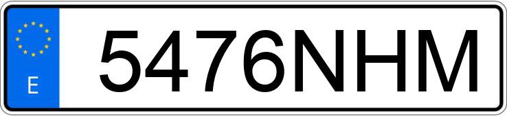 Numer rejestracyjny 5476NHM posiada TOYOTA RAV4