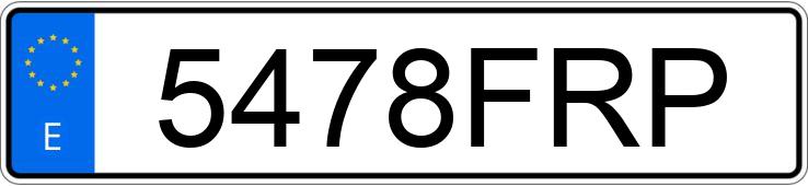 Numer rejestracyjny 5478FRP posiada SUZUKI GSR Numer rejestracyjny 5478FRP posiada SUZUKI GSR