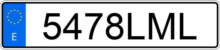 Numer rejestracyjny 5478LML posiada VOLKSWAGEN T-CROSS