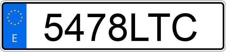 Numer rejestracyjny 5478LTC posiada OPEL GRANDLAND