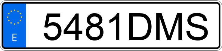 Numer rejestracyjny 5481DMS posiada VOLVO S40