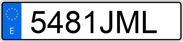 Pirat drogowy w pojeździe o numerach rejestracyjnych 5481JML