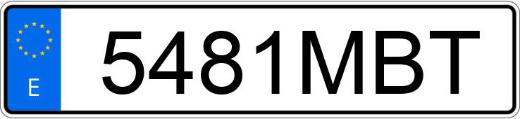 Numer rejestracyjny 5481MBT posiada OPEL COMBO Numer rejestracyjny 5481MBT posiada OPEL COMBO