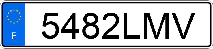 Numer rejestracyjny 5482LMV posiada PEUGEOT RIFTER