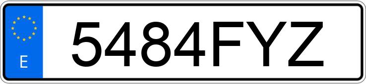 Numer rejestracyjny 5484FYZ posiada TOYOTA AURIS Numer rejestracyjny 5484FYZ posiada TOYOTA AURIS