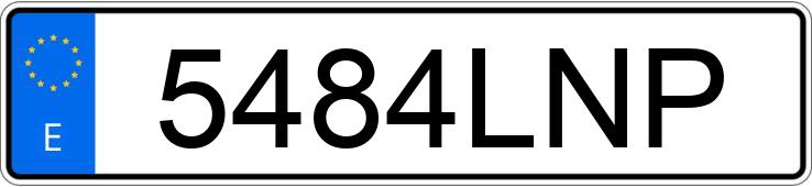 Numer rejestracyjny 5484LNP posiada MINI MINI