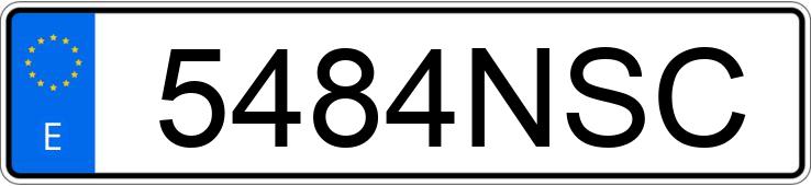 Numer rejestracyjny 5484NSC posiada BMW SERIE 4