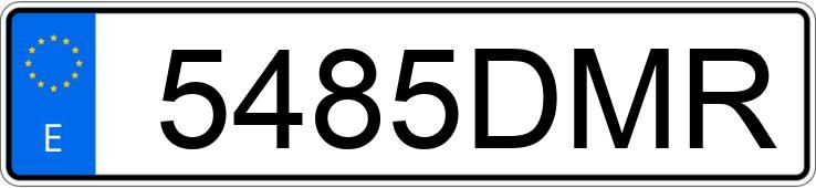 Numer rejestracyjny 5485DMR posiada BMW SERIE 3