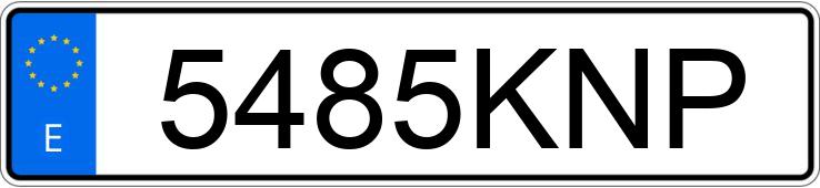 Numer rejestracyjny 5485KNP posiada FIAT 500X Numer rejestracyjny 5485KNP posiada FIAT 500X