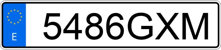 Numer rejestracyjny 5486GXM posiada FORD FUSION