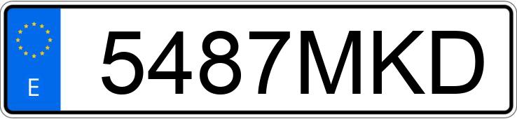 Numer rejestracyjny 5487MKD posiada VOLKSWAGEN GOLF Numer rejestracyjny 5487MKD posiada VOLKSWAGEN GOLF