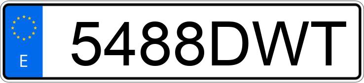 Numer rejestracyjny 5488DWT posiada PORSCHE 911 Numer rejestracyjny 5488DWT posiada PORSCHE 911