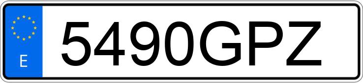 Numer rejestracyjny 5490GPZ posiada AUDI A6