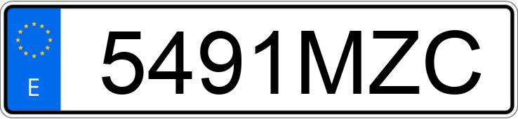 Numer rejestracyjny 5491MZC posiada AUDI A3 SPORTBACK