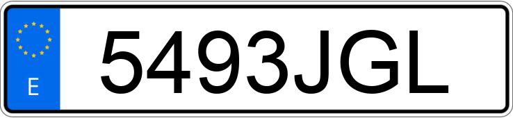 Numer rejestracyjny 5493JGL posiada FORD C-MAX