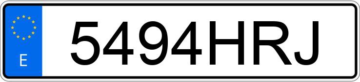 Numer rejestracyjny 5494HRJ posiada FORD FOCUS Numer rejestracyjny 5494HRJ posiada FORD FOCUS