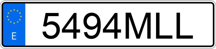 Numer rejestracyjny 5494MLL posiada BMW X4 Numer rejestracyjny 5494MLL posiada BMW X4