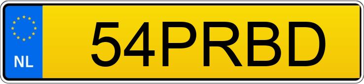 Numer rejestracyjny 54PRBD posiada RENAULT CLIO V6