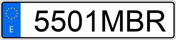 Numer rejestracyjny 5501MBR posiada WOTTAN STORM