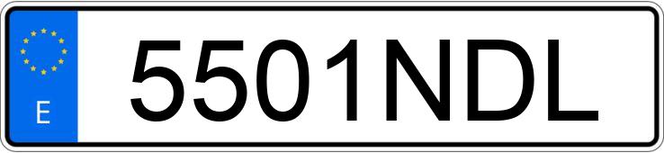 Numer rejestracyjny 5501NDL posiada RENAULT RAFALE Numer rejestracyjny 5501NDL posiada RENAULT RAFALE