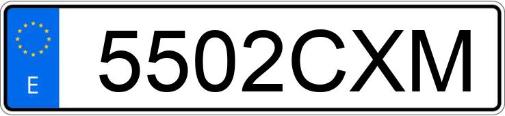 Numer rejestracyjny 5502CXM posiada SEAT ALTEA Numer rejestracyjny 5502CXM posiada SEAT ALTEA