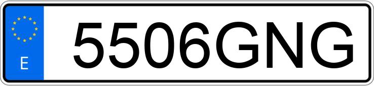 Numer rejestracyjny 5506GNG posiada CITROEN BERLINGO Numer rejestracyjny 5506GNG posiada CITROEN BERLINGO