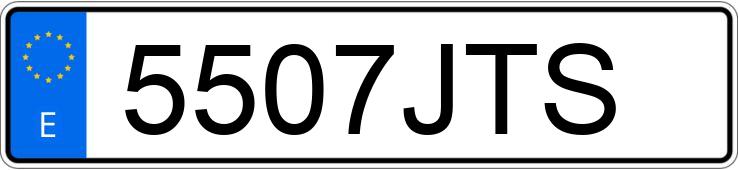 Numer rejestracyjny 5507JTS posiada MERCEDES GLC (253)