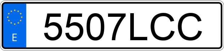 Numer rejestracyjny 5507LCC posiada SEAT LEON Numer rejestracyjny 5507LCC posiada SEAT LEON