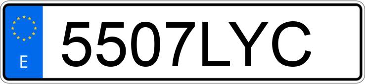 Numer rejestracyjny 5507LYC posiada VOLKSWAGEN T-CROSS