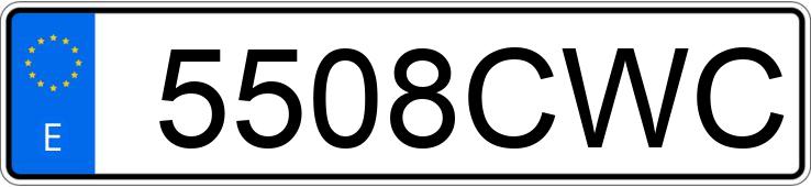 Numer rejestracyjny 5508CWC posiada AUDI A6