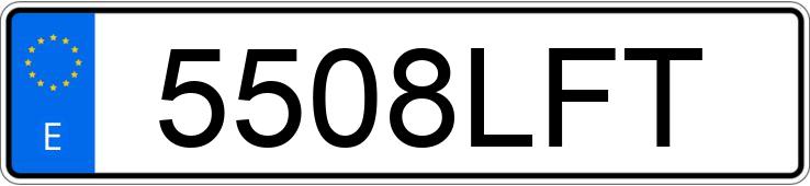 Numer rejestracyjny 5508LFT posiada KIA SPORTAGE Numer rejestracyjny 5508LFT posiada KIA SPORTAGE