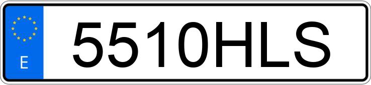 Numer rejestracyjny 5510HLS posiada TOYOTA COROLLA