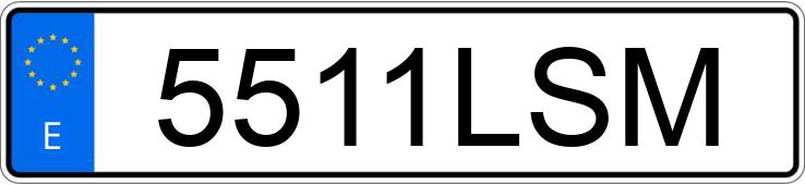 Numer rejestracyjny 5511LSM posiada AUDI Q5