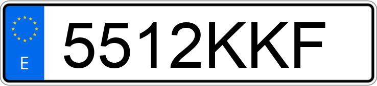 Numer rejestracyjny 5512KKF posiada BMW X5 Numer rejestracyjny 5512KKF posiada BMW X5