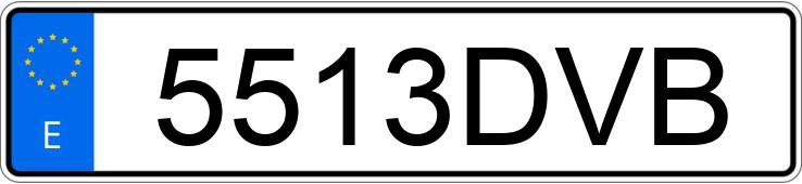 Numer rejestracyjny 5513DVB posiada ALFA ROMEO 159