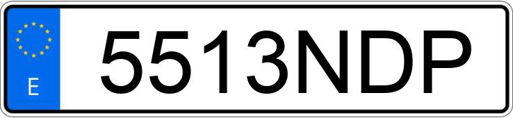 Numer rejestracyjny 5513NDP posiada AUDI Q2