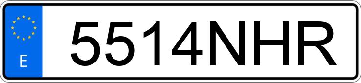 Numer rejestracyjny 5514NHR posiada MERCEDES CLA (118)