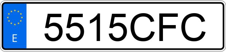 Numer rejestracyjny 5515CFC posiada SEAT CORDOBA