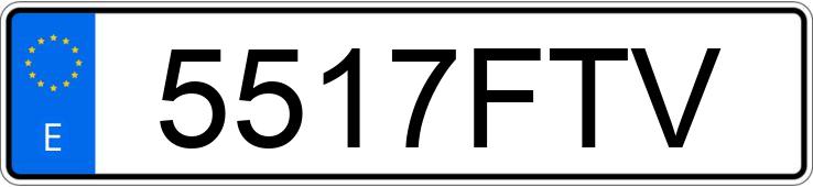 Numer rejestracyjny 5517FTV posiada VOLKSWAGEN GOLF Numer rejestracyjny 5517FTV posiada VOLKSWAGEN GOLF